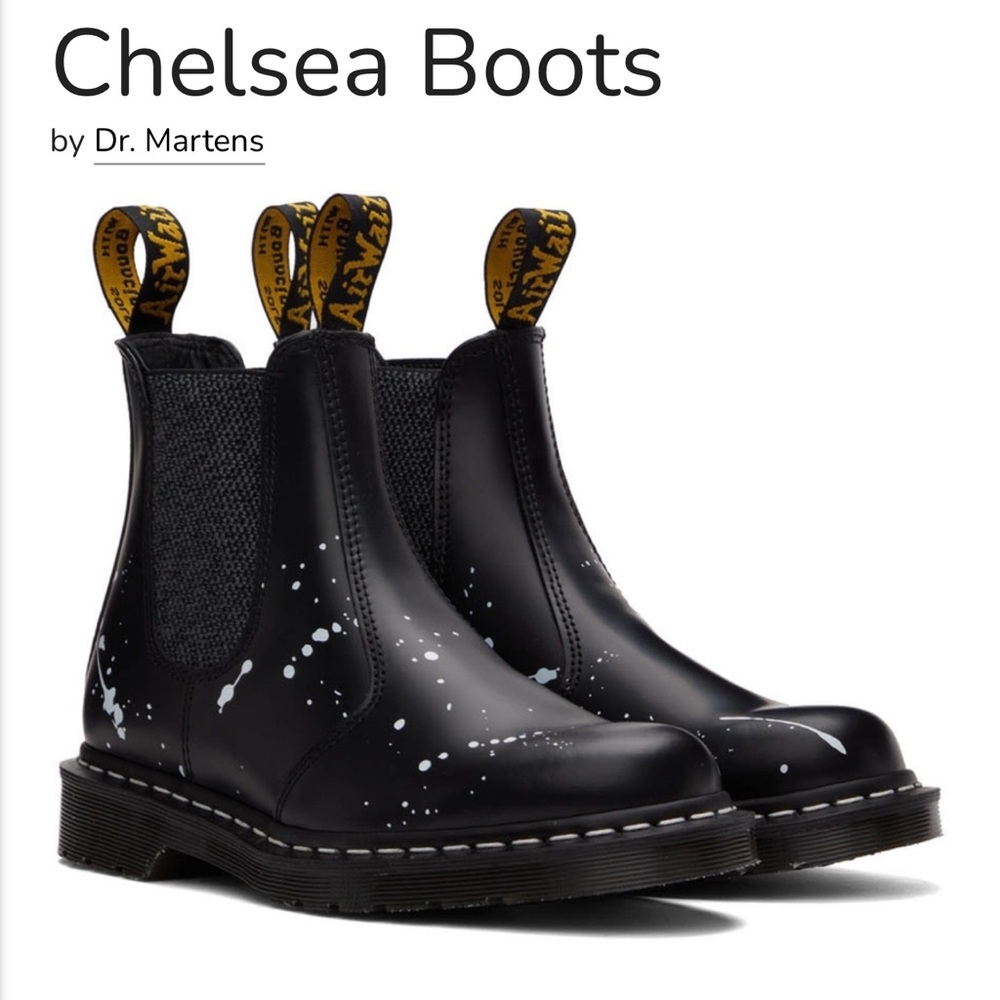 DR MARTENTS X NEIGHBORHOOD SMOOTH LEATHER CHELSEA BOOTS S,Size 4 UK / 6 US